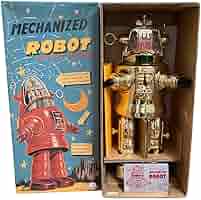大阪ブリキ MECHANIZED ROBOT メカナイズドロボット レトロ Amazon.co.jp: 大阪ブリキ メカナイズド ロボット Mechanized